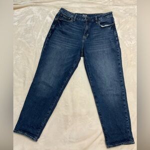 a.n.a Mid-rise Boyfriend Blue Jeans 12/32” waist